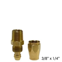Replacement fitting for 3/8" Flexeel Air Hose with 1/4" MPT